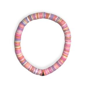 3 FOR $20 HANDCRAFTED Pastel Colourful Clay Beaded Stretch Bracelet